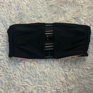 Women’s Sexy Black Strapless Bikini Top Medium